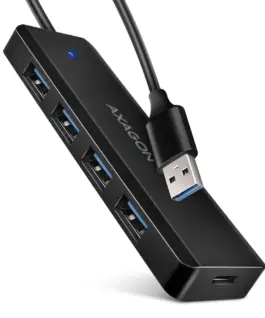 AXAGON HUE-C1A HUB 4-port USB 3.2 Gen 1 19cm кабел