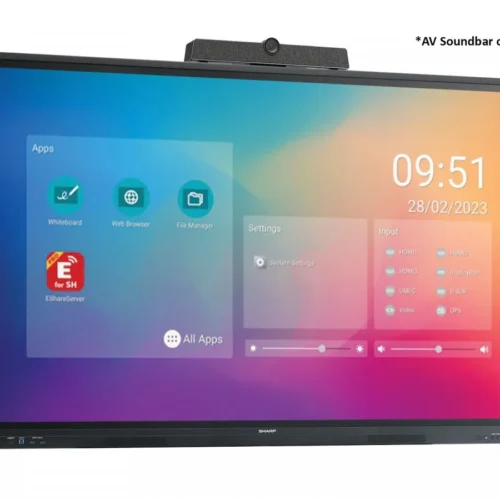 Alternative view of Sharp Monitor PN-LC752 75 inches UHD 350cd/m2 20 touch point