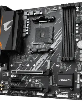 Alternative view of Дънна платка GIGABYTE B550M AORUS ELITE, Socket AM4