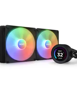 Охладител за процесор NZXT Kraken Elite RGB 280 Black Customizable LCD Display
