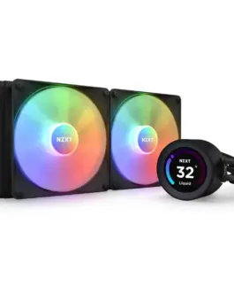 Охладител за процесор NZXT Kraken Elite RGB 280 Black Customizable LCD Display