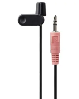 Микрофон HAMA За ревер с клипс Clip-On 3.5мм Черен