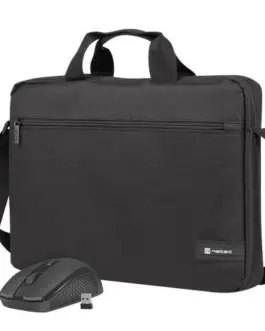 Natec Лаптоп bag 156 inches Wallaroo 2 with wireless mouse черен