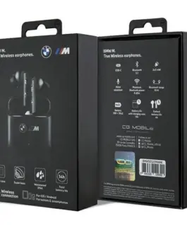 BMW Bluetooth слушалки TWS BMWSES20MAMK черен