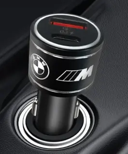 BMW Car charging 20W PD-QC 3.0 Fast charging черен