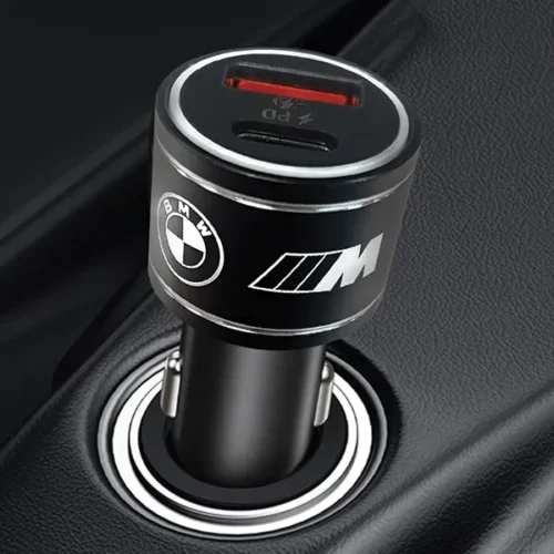 BMW Car charging 20W PD-QC 3.0 Fast charging черен