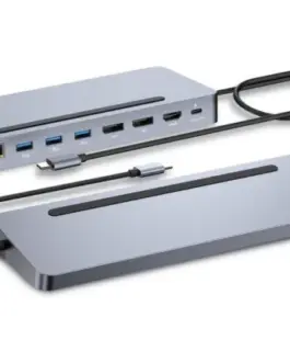 Alternative view of i-tec i-tec USB-C Metal Ergon omic 4K 3x DD PD 100W +