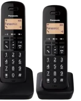 Panasonic Telephone KX-TGB612 Dect черен Duo