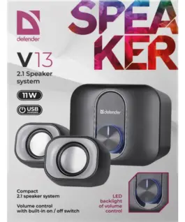 Defender Компютър SPEAKERS V13 2 .1 11W USB