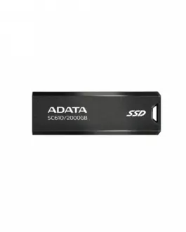 Adata външен SSD SC610 2000 GB USB3.2A Gen2 черен