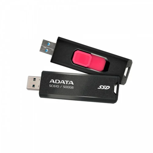 Adata външен SSD SC610 500GB USB3.2A Gen2 черен