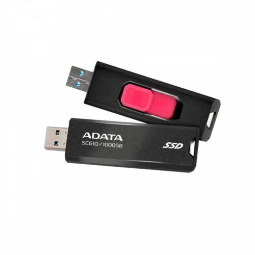 Adata външен SSD SC610 1000 GB USB3.2A Gen2 черен