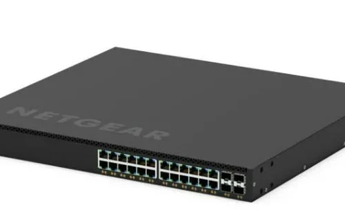 Alternative view of Netgear Switch GSM4328 24xGE PoE+ 4xSFP+