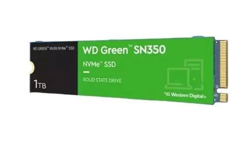 Alternative view of Western Digital зелен SSD 1TB M.2 2280 SN350 NVMe PCIe