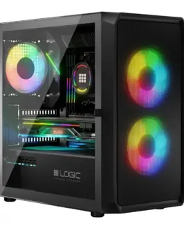 Logic Concept Компютър case PORTOS ARGB MINI черен