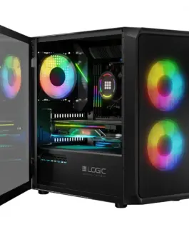 Logic Concept Компютър case PORTOS ARGB MINI черен