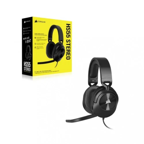 Alternative view of Corsair HS55 Stereo Headset carbon