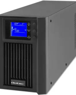 Qoltec UPS on line Pure Sine Wave, 2kVA, 1.6kW, LCD