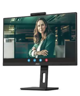 Alternative view of AOC Monitor Q27P3CW 27 inches IPS DP HDMIx2 USB-C Pivot Camera