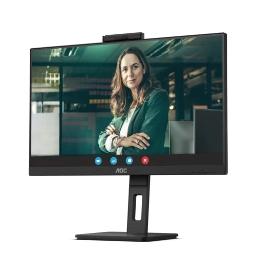 Alternative view of AOC Monitor Q27P3CW 27 inches IPS DP HDMIx2 USB-C Pivot Camera