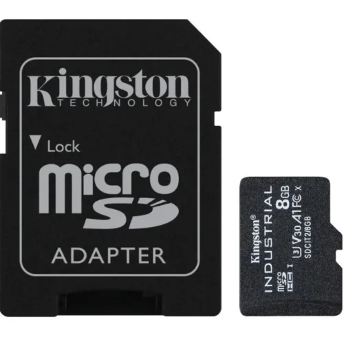 Kingston памет card microSD 8GB CL10 UHS-I Industrial without адаптер
