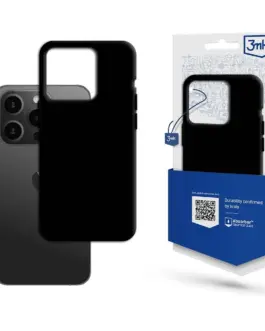 3MK Matt Case iPhone 15 Pro Max 6,7 черен