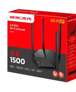TP-LINK Router Mercusys MR60X WiFi 6 AX1500 2LAN 1WAN