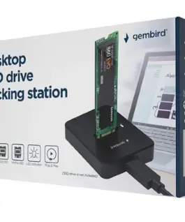 Gembird Docking station cesktop USB-C M.2 SATA NVME