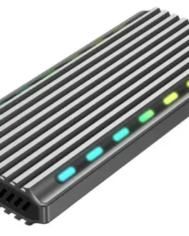 Gembird Drive case USB 3.1 enclosure for M .2 NVME aluminum LED USB 3.1