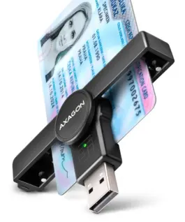 AXAGON CRE-SMPA USB smart card reader / ID reader
