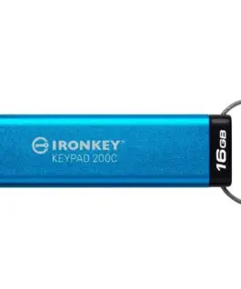 Kingston Pendrive 16GB IronKey Keypad 200C USB-C FIPS140-3 Lvl3 AES-256