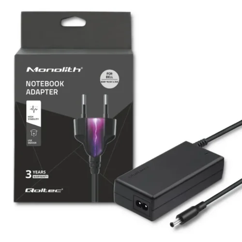 Qoltec адаптер for HP Compaq 65W | 19.5V | 3.33A | 4.8*1.7