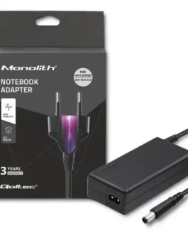 Qoltec HP Compaq 65W захранващ блок | 18.5V | 3.5A | 7.4*5.0+pin