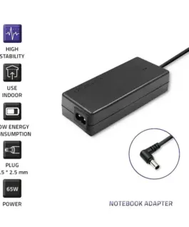 Qoltec Лаптоп адаптер for Toshiba 65W 19V 3.42A 5.52.5