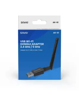Savio USB Wi-Fi адаптер AK-61 wireless 433 Mbps