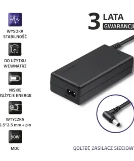 Qoltec Power адаптер for Toshiba 90W | 19V | 4.74A |5.5*2.5