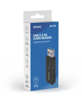 Savio SD card reader AK-64