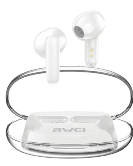 AWEI Bluetooth слушалки 5.3 T85 ENC TWS бял