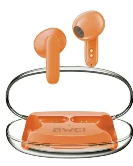 AWEI Bluetooth слушалки 5.3 T85 ENC TWS оранжев