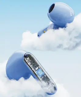 AWEI синtooth слушалки 5.3 T85 ENC TWS син