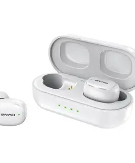 AWEI Bluetooth слушалки 5.1 T13 Pro TWS бял