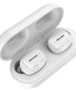 AWEI Bluetooth слушалки 5.1 T13 Pro TWS бял