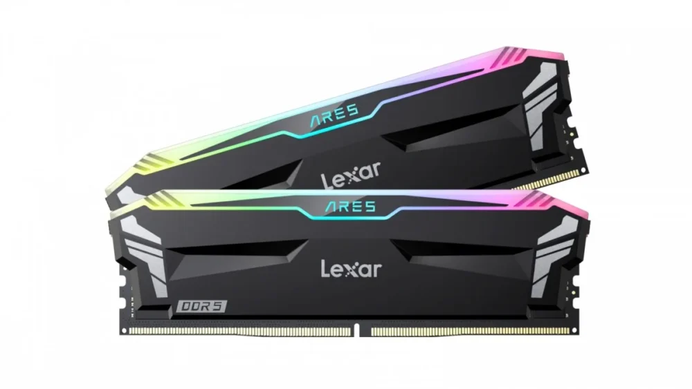 Lexar памет DDR5 ARES RGB 32GB(216GB)/6000 CL30 черен