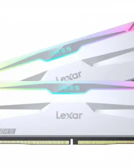 Lexar памет DDR5 ARES RGB Gaming 32GB(2*16GB)/6400 бял