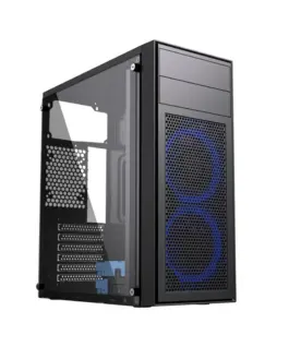 Gembird Компютър Case Midi Towe Fornax M100B ATX черен