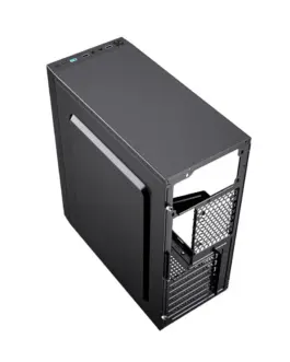 Alternative view of Gembird Compoter Case Midi Towe Fornax M100RGB ATX blac