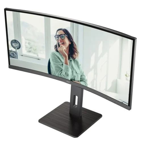 Alternative view of AOC Monitor CU34P3CV 34 inches 100Hz Curved VA HDMI DP USB-C