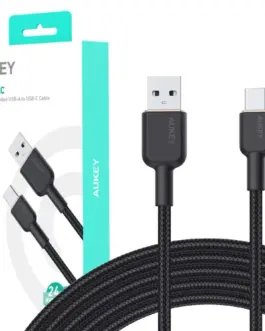 AUKEY AUKEY CB-NAC1 Nylon cab le USB C - USB A 1m 3A