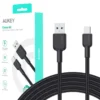 AUKEY AUKEY CB-NCC2 Nylon Cab le USB C – USB C 1.8m 3