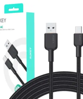 AUKEY AUKEY CB-NAC2 Nylon cab le USB C - USB A 1.8m 3
